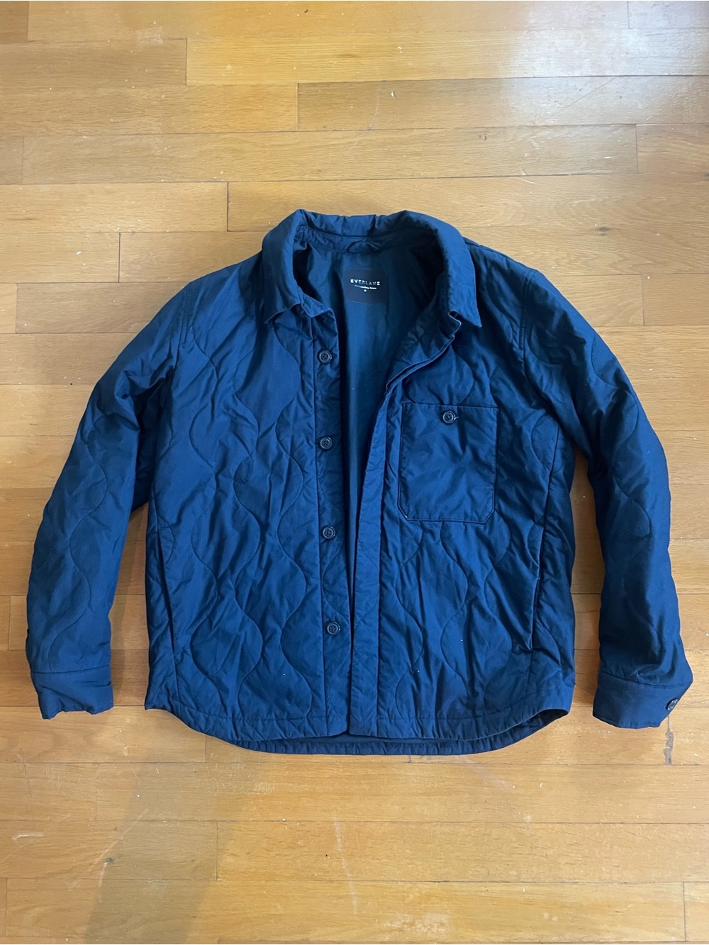 Everlane Quilted Shirt Jacket